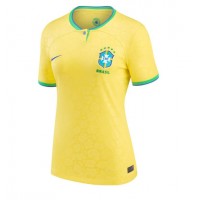 Fotballdrakt Dame Brasil Hjemmedrakt VM 2022 Kortermet